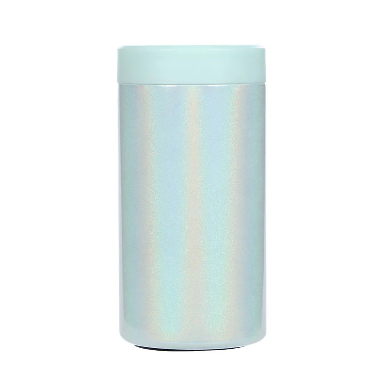 Ventas calientes Infanador de vacío de acero inoxidable Thermos Vacuum 12oz Multi 4 en 1 los refrigeradores de latas de cerveza encajan 12oz latas finas Para beber