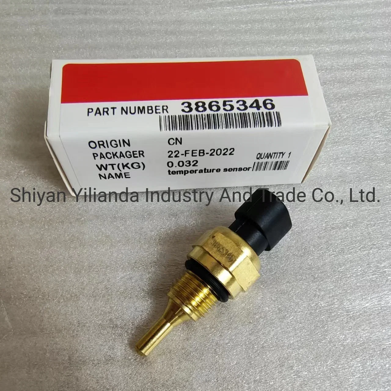 3865346 3096153 Original Aftermarket Diesel Engine Parts Water Temperature Sensor for Isde Isbe Qsb Isf3.8 Isf2.8