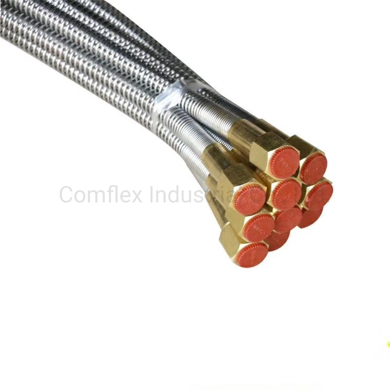 Flexible de acero inoxidable de alta presión del tubo de metal / Manguera, fuelle de trenzado manguera flexible de metal flexible para transmitir el vapor~