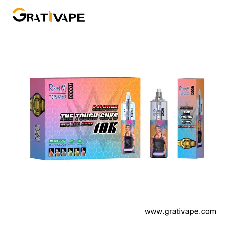 Runfree Randm Tornado 7000puffs bares de fábrica Venta directa Vapes Big Lápiz desechable Elf VAPE recargable nicotina libre de jucie vaporizador de sabor E Cigarete