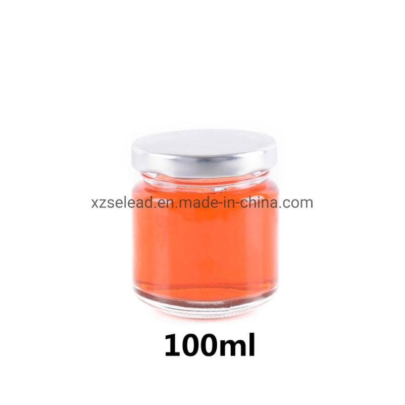 25ml 30ml 50ml Mini tarro de miel mermelada de vidrio redondas y pequeñas jarras de vidrio con tapa tarro de pepinillos de almacenamiento de alimentos