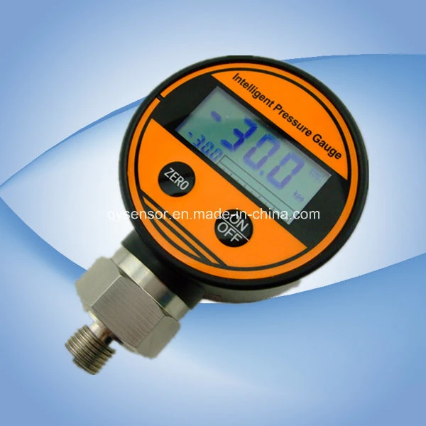 -15-0-100MPa Digital Vacuum and Pressure Gauge with LCD Display (QZP-108)