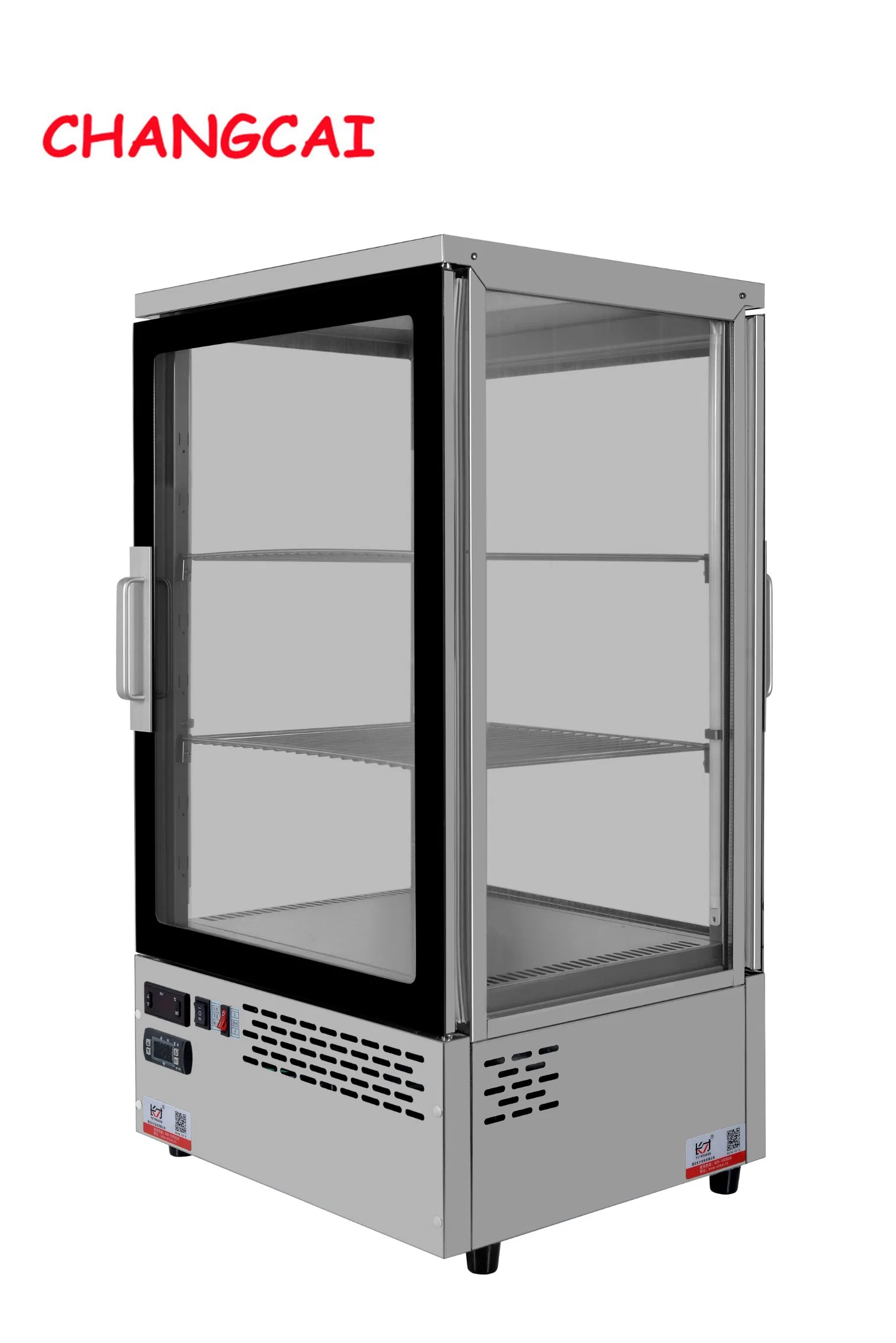 FTS-128 Comercial Elétrico Mini Cozinha pequena duas funções de temperatura Multi Aquecedor do refrigerador de controlo 2 em 1 visor aquecedor de frigorífico Preço de apresentação