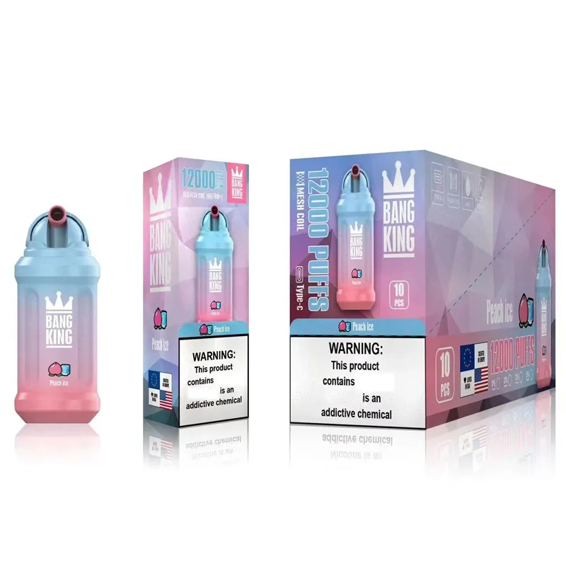 Wholesale/Supplier Original Bang 15000 Puffs 15K King Vape Crystal PRO Max Electronic Cigarette 12000 12K 0% 2% 5% Salt Nicotine Disposable/Chargeable Vapes