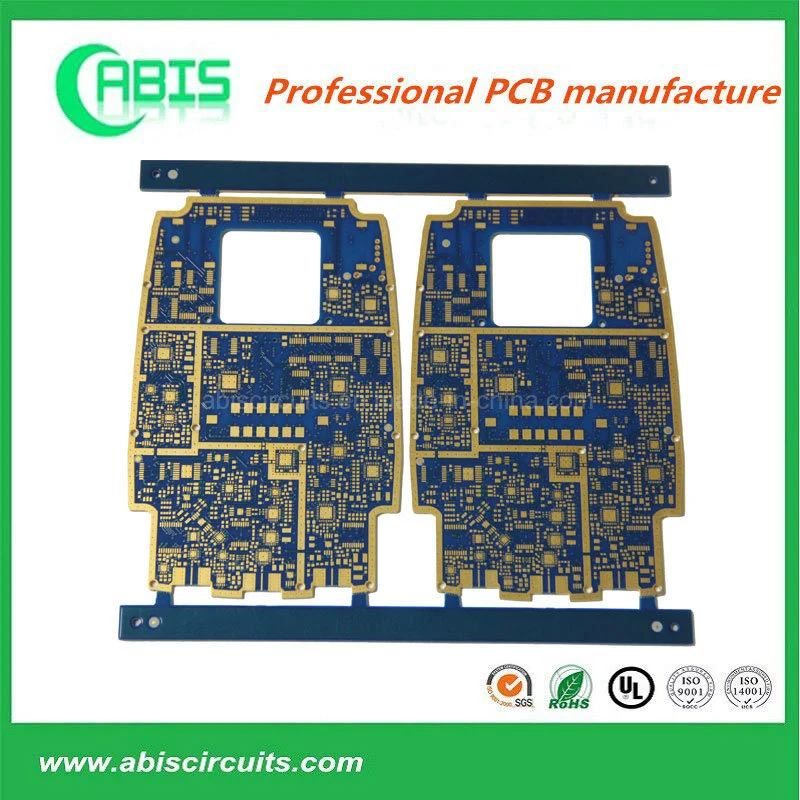 Disque de l'or PCB avec carte de circuit imprimé multicouche aveugle et enterré Vias