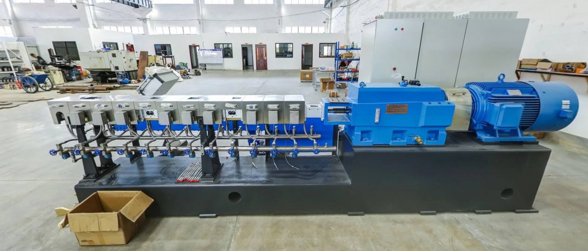 Double Screw Plastic Compounding Pelletizing Line for Filling Modification