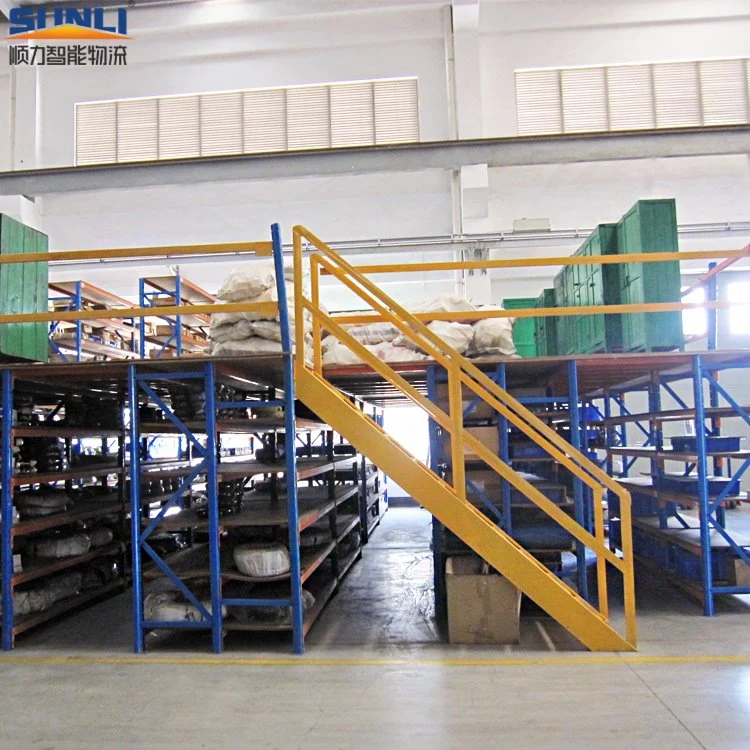 New Industrial Storage Rack System Metal Deck Floor Warehouse Mezzanine