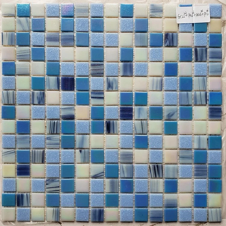 Mosaico piscina azul precio barato chino