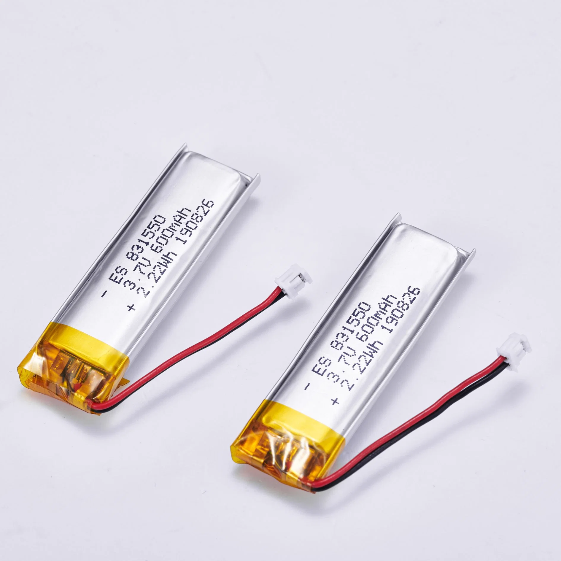 Safety 831550 3.7 V600mAh Lithium Polymer Battery Bluetooth Headset Battery