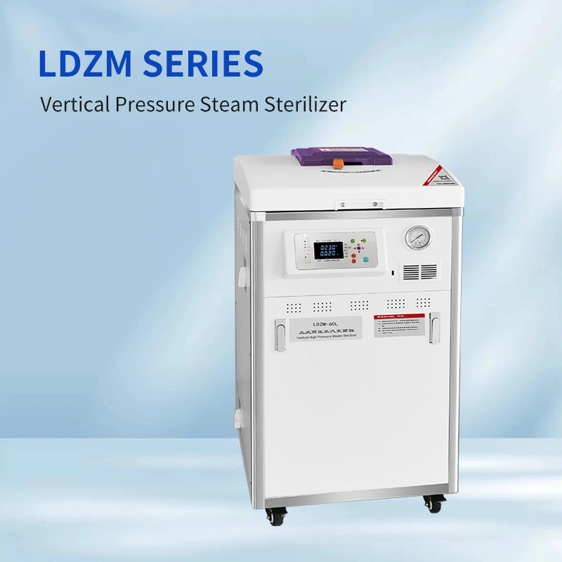 High quality/High cost performance  Mushroom Food Autoclave Steam Pressure Vertical Sterilizer 50L 75L 100L 150L Price