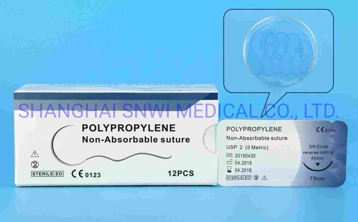 OEM Sterile Surgical Suture for Veterinary Clinic Use Vicryl PGA Pdo Silk Nylon Catgut