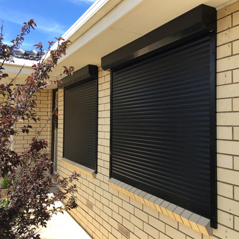 2-20% Discount Exterior Security Motorized Blinds Insulated Window Shades European Aluminum Roller Shutter