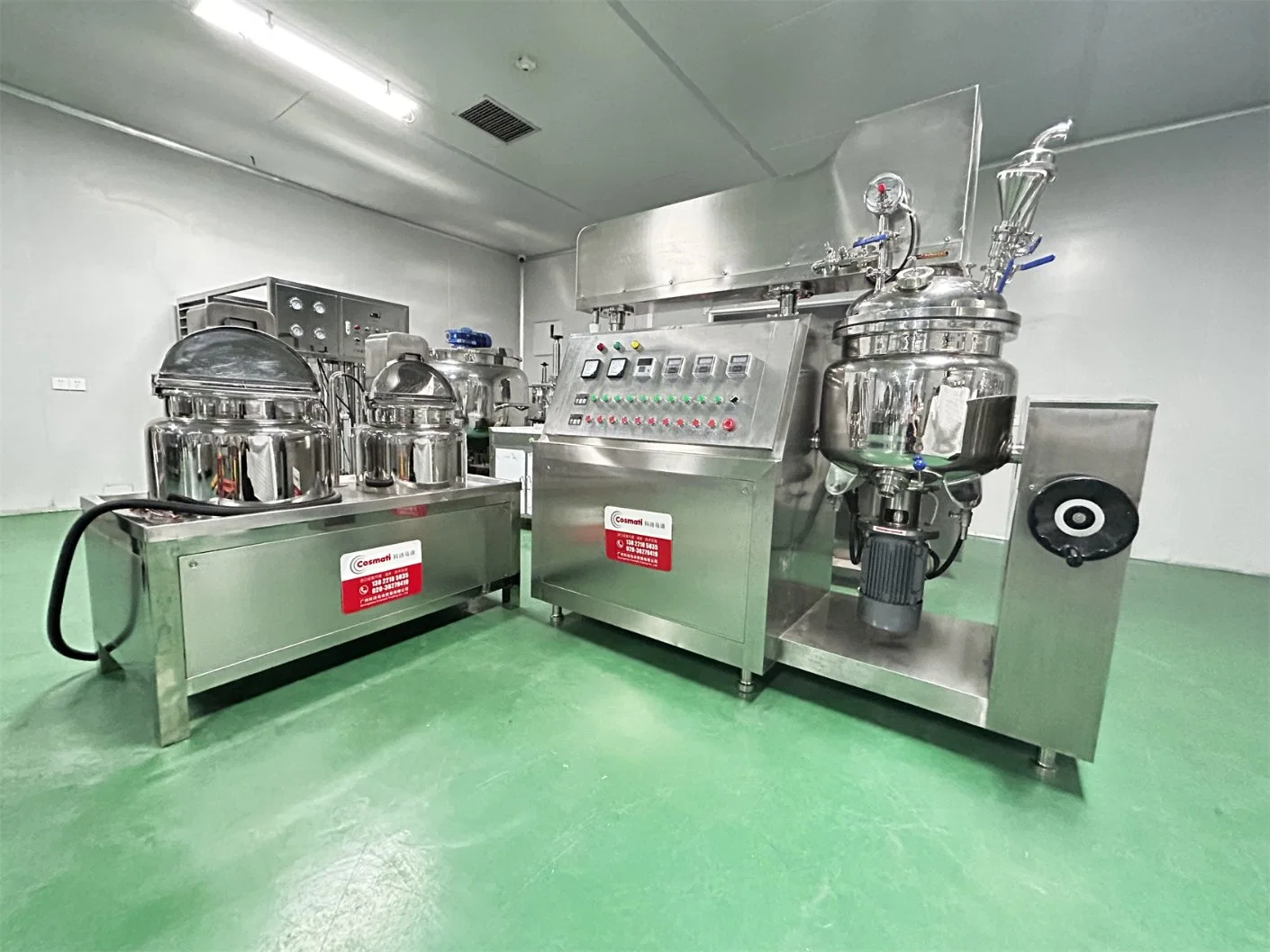 Electrically Heated High Shear Vacuum Emulsifier Mixer Homogenizer with Agitator