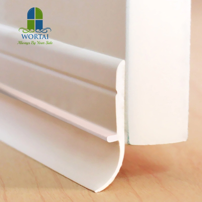 PVC Under Door Weather Strip Seal Dustproof Sealing Strip with Adhesive Tape