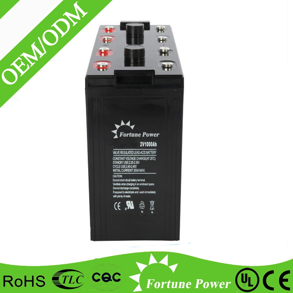 2 Volts 100ah-3000ah Long Cycle Life Gel Battery