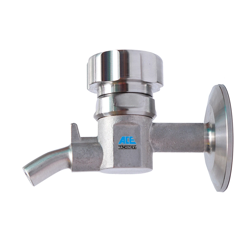 SS316L Beer Milk Brewing Sanitary Stainless Steel Aseptic Cock Manual Sampling Valve