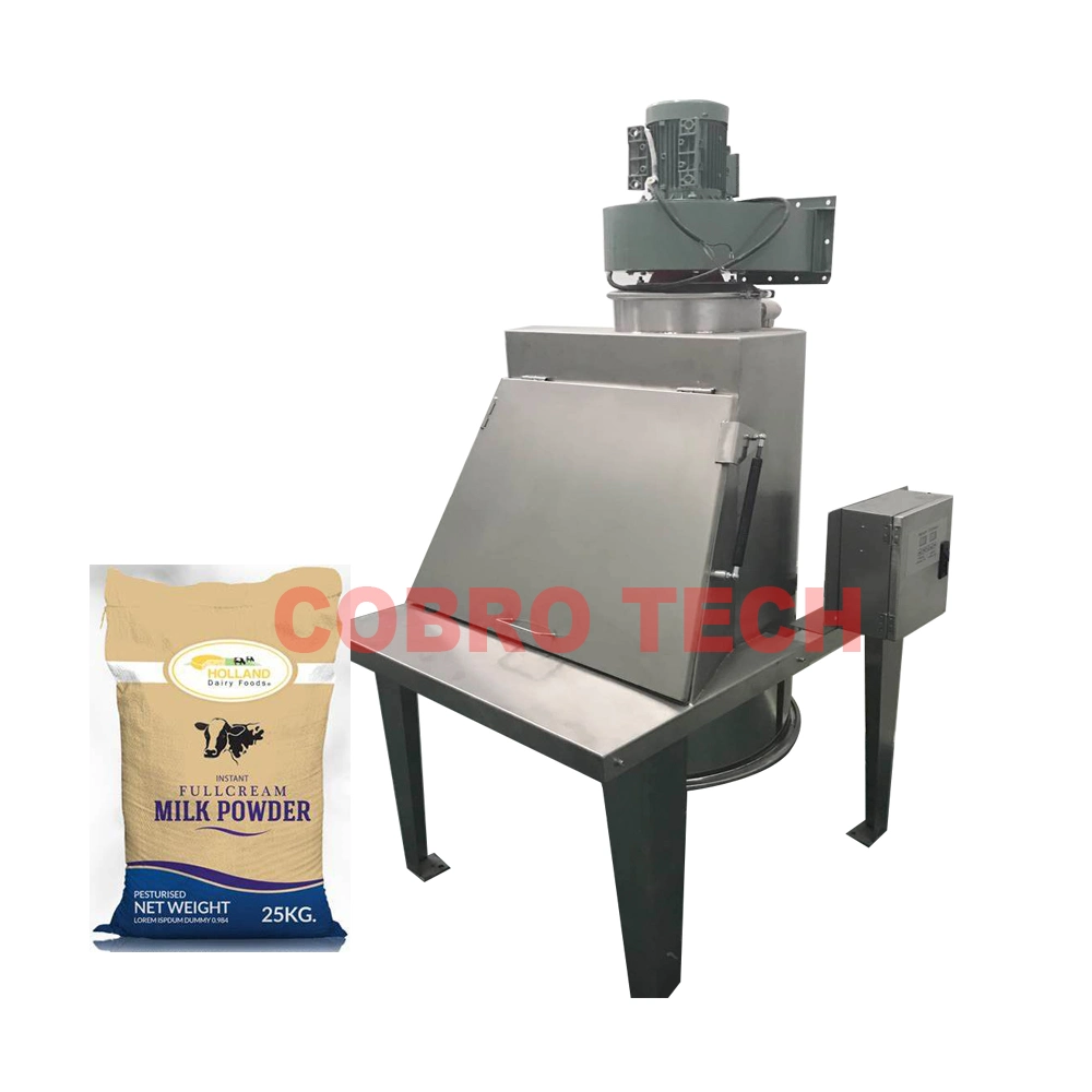 Dust Free Manual Bag Break Station with Vibrating Sifter