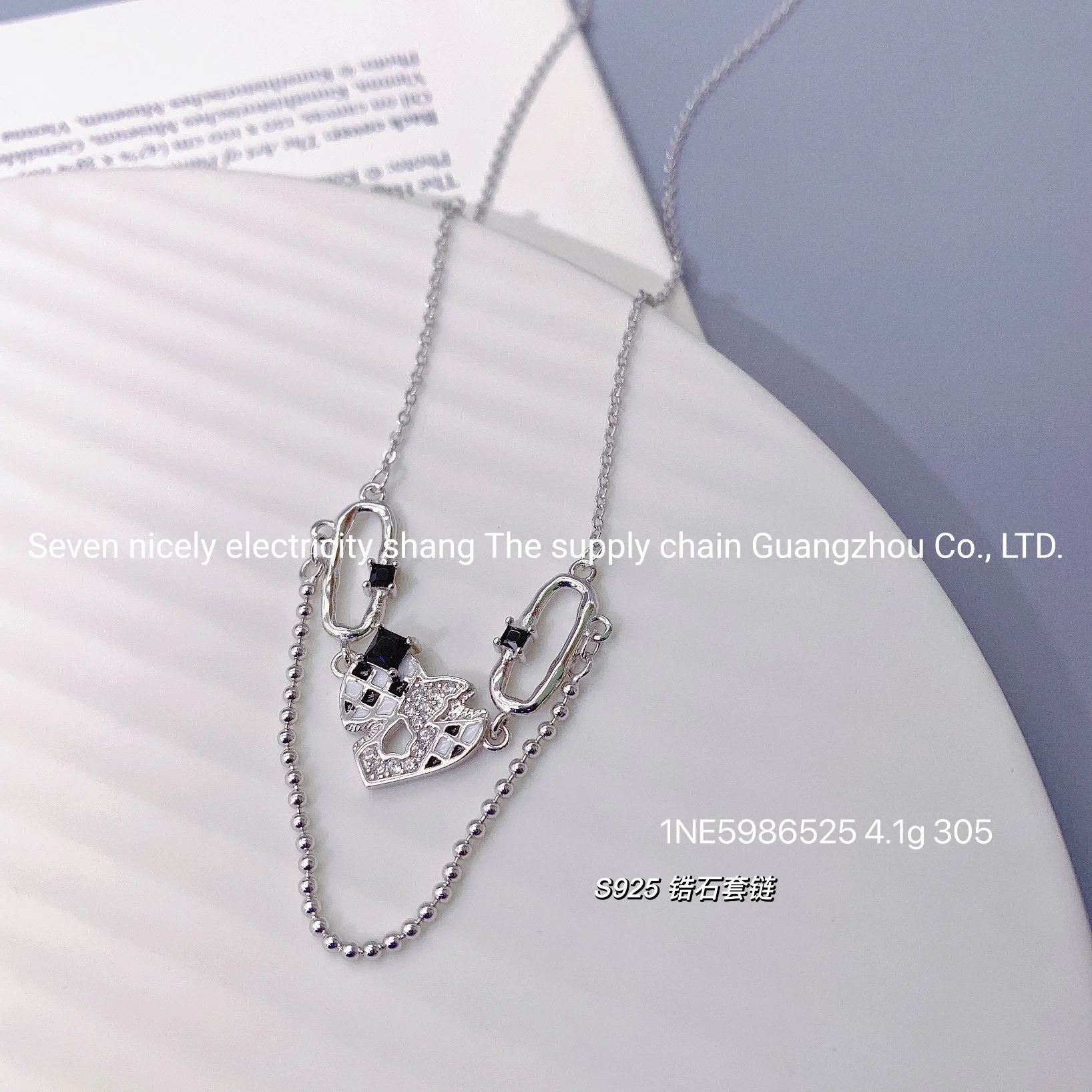 Новая конструкция 925 серебристые украшения мода женщин аксессуар оптовой реплики ожерелья Ювелирные изделия