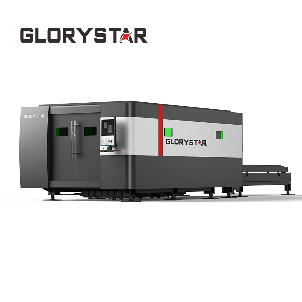 Double Exchange-Plattformen 1500W 2000W 3000W 6000W 8kw 10kw 12kw 20kW Faserlaser-Schneidemaschine