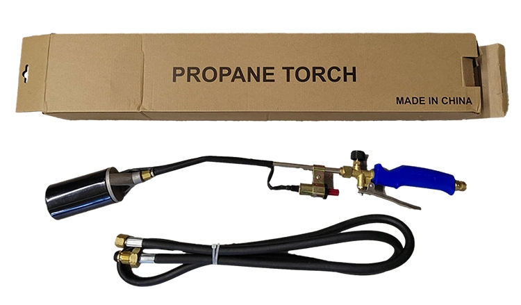 Rhk Propane Gas Long Handle Flame Control Propane Heating Flamethrower Weed Torch