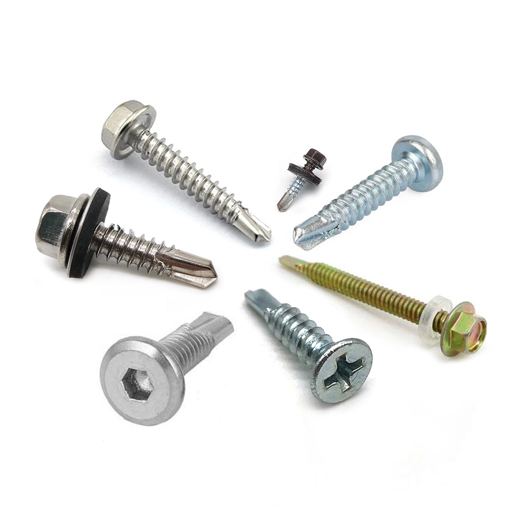 China Wholesale/Supplier Galvanised Metal Hexagon Head Wood Stainless Steel Hex Self Drilling Screw