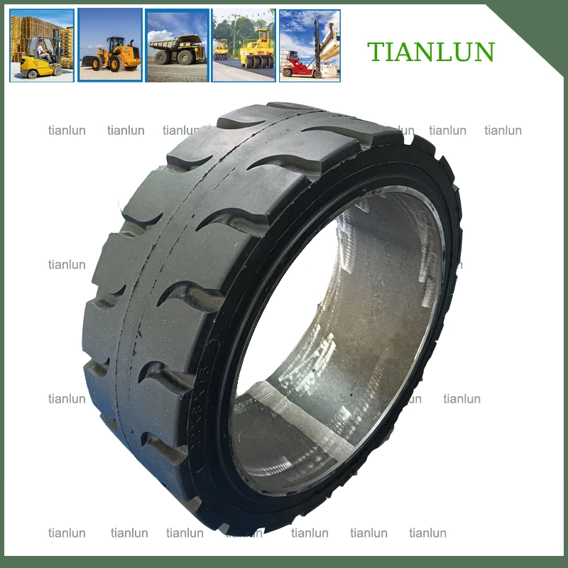 Forklift Trailer Small Field Running Vehicles Tyres Factory Wholesale/Supplier Forklift Parts Solid Rubber Tires Solid Tyre Price 200/50-10