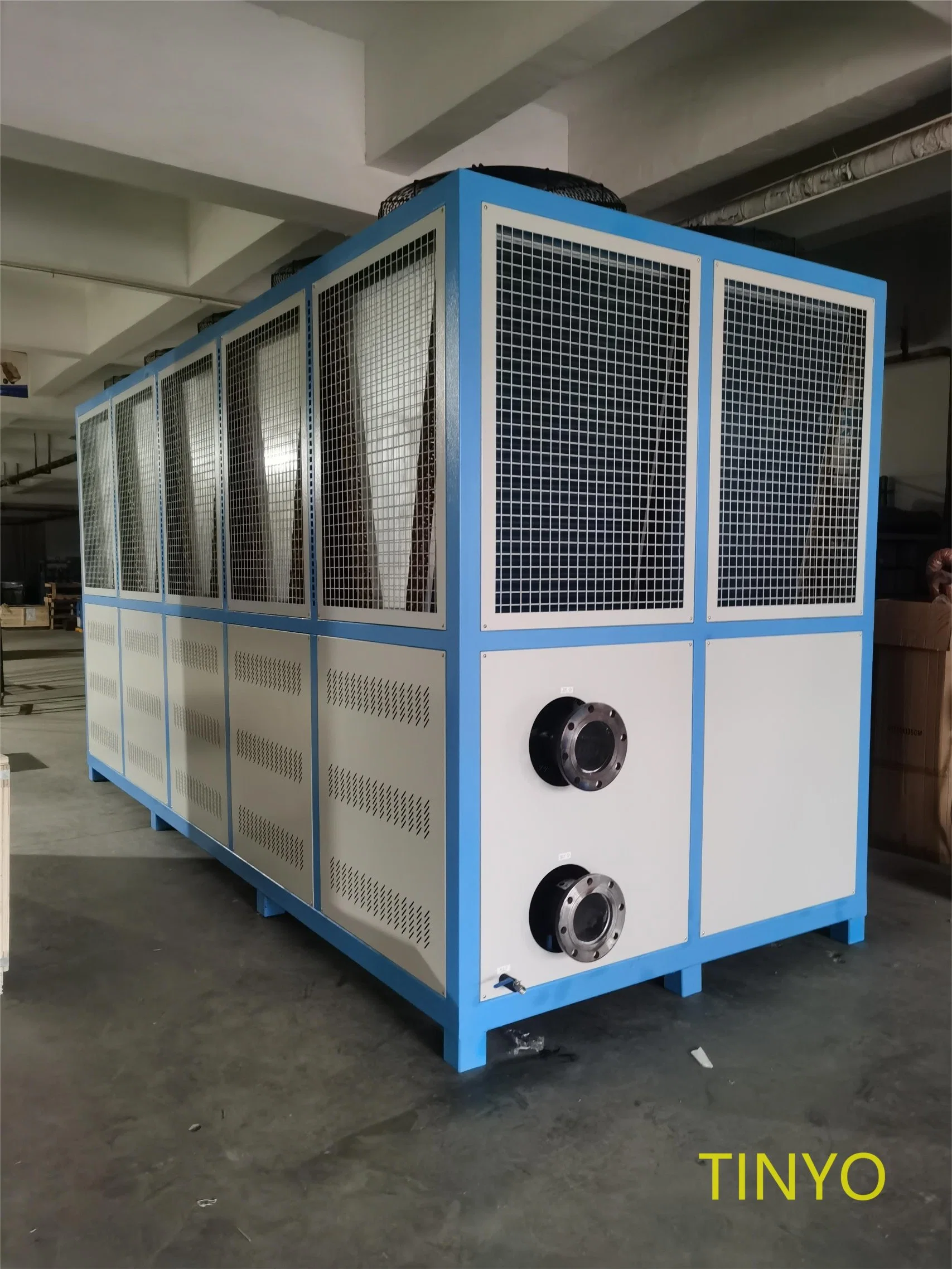 Industrial Air-Cooled Screw Chiller CE Certification High Effective 2 Compressors