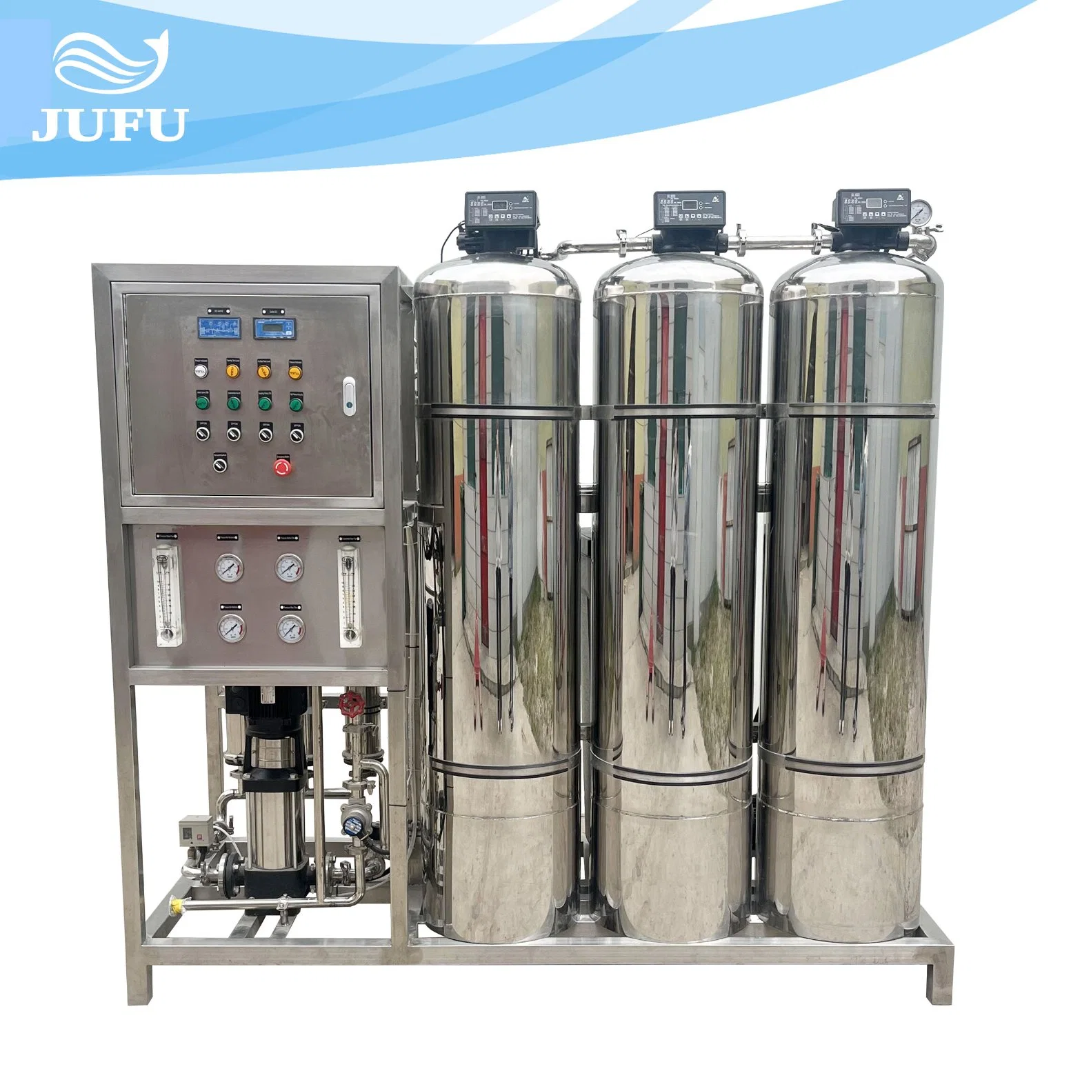 Ss RO Plant Water Purifier Machine Reverse Osmosis System Machine with UV Lamp and Ozone Generators