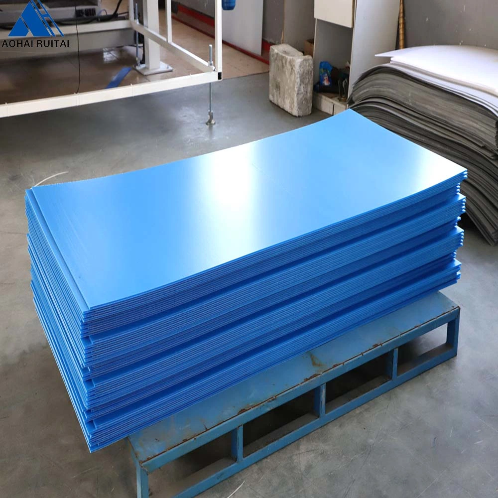 PP Hollow Plastic Corrugated Sheet Rolling for Hardware Protector Floor Protection