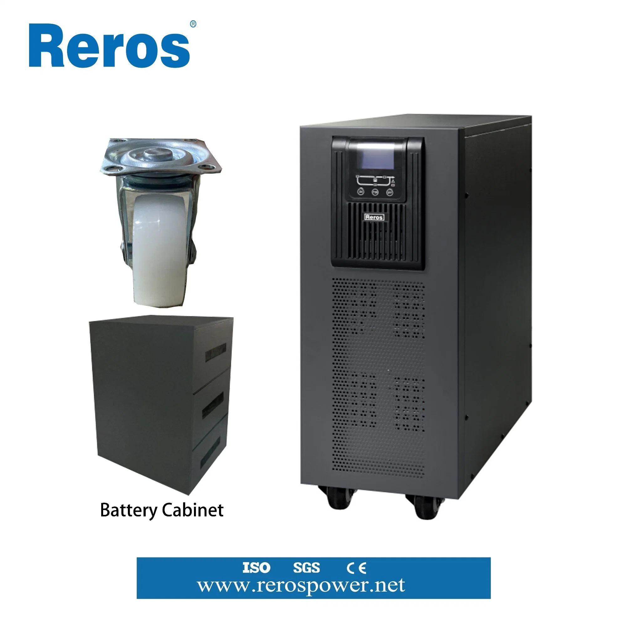 Reros Brand Online UPS Power Supply 1-20kVA with External Battery 192VDC