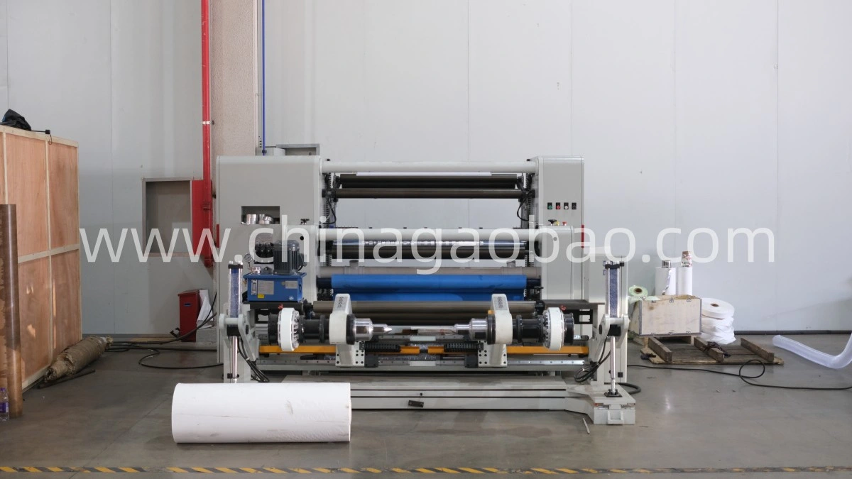 1600mm Width Paper Slitting Machine for Aliminum Foil Tinfoil PVC Film Non Woven Jumbo Rolls Slitting and Rewinding