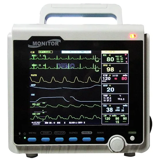 Contec Cms6000 ECG SpO2 NIBP Resp Tem ICU Patient Multi-Parameter Monitor