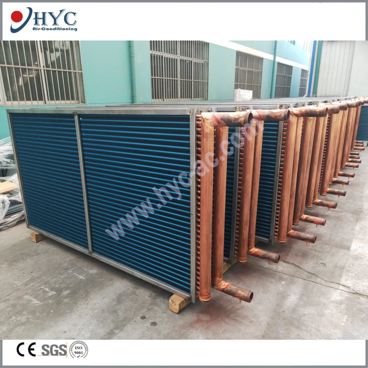 High quality/High cost performance  Copper Tube Copper Fin Type Coil Evaporator for Central Air Conditioner