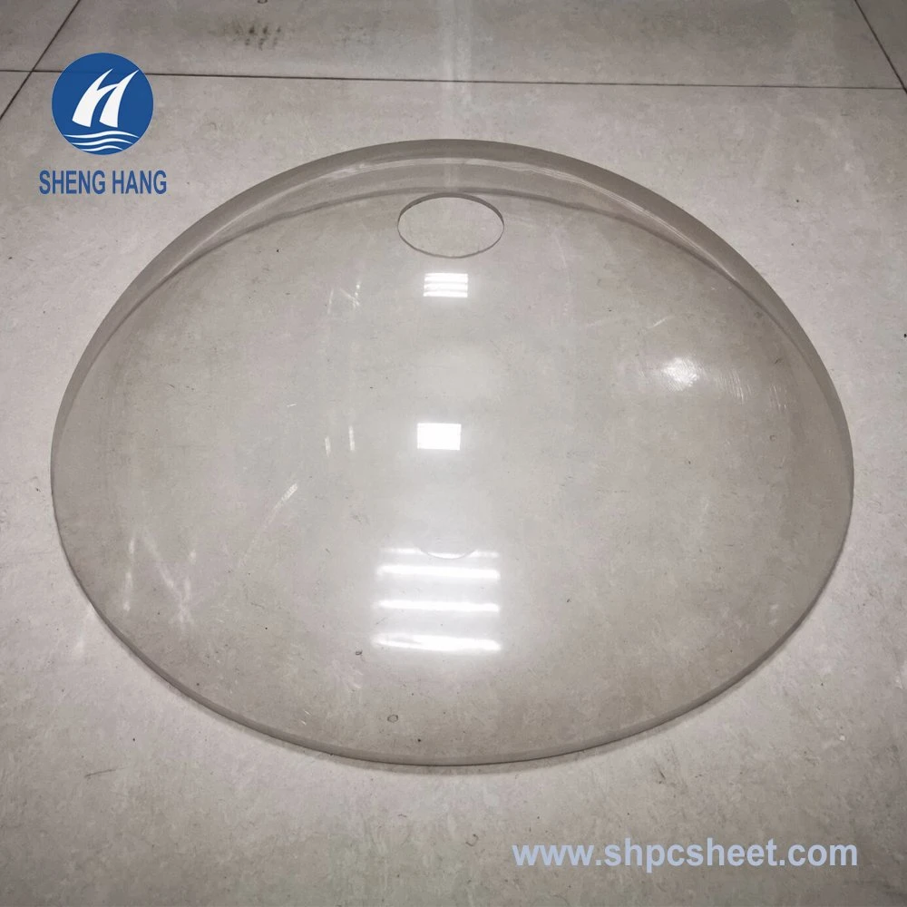 Shenghang plástico CNC Polycarbonate PC Sheing usinagem termoformando skylight Cúpula