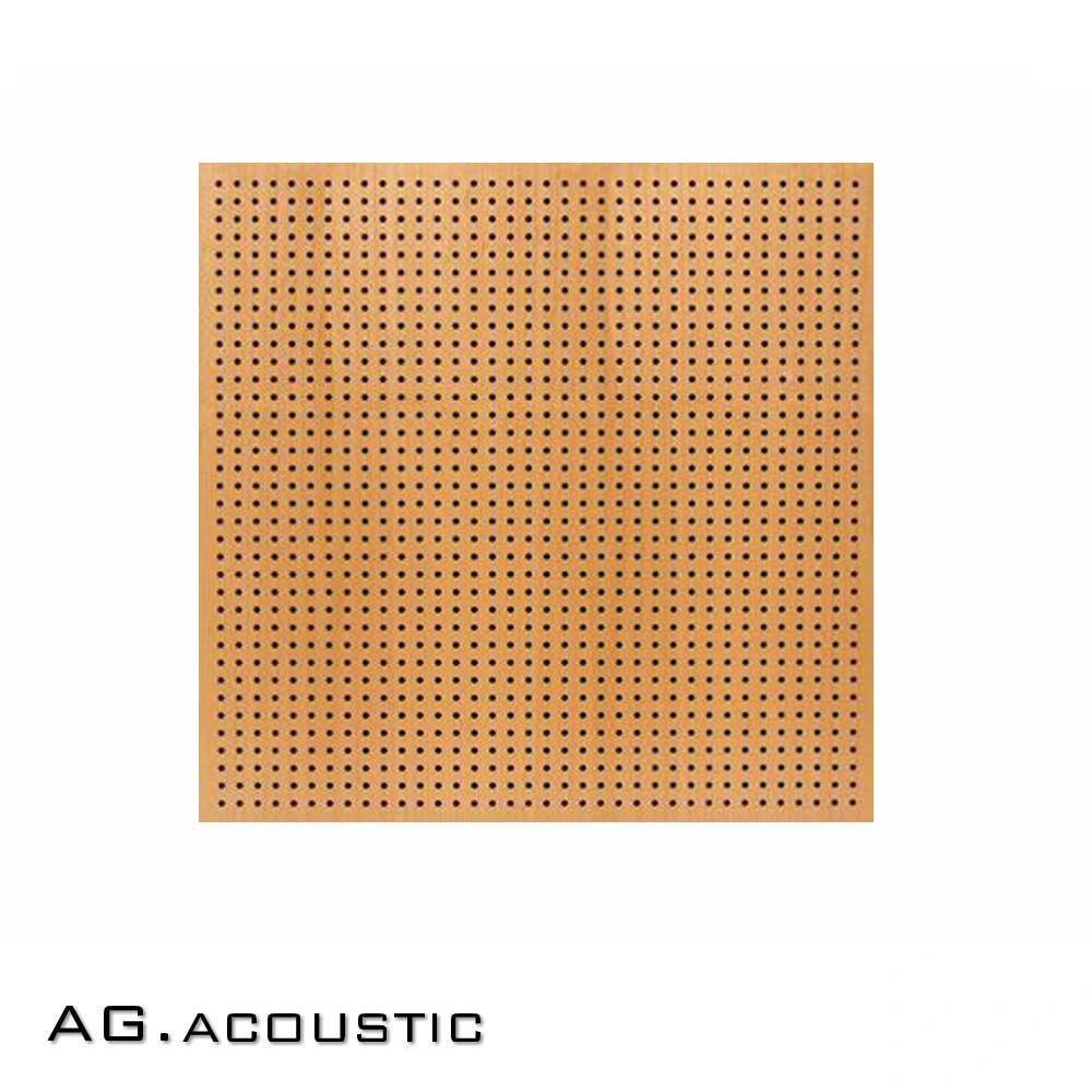 AG. Acoustic Sound Absorption Materials Soundproof Perforated MDF Wall Panels for Recording Room