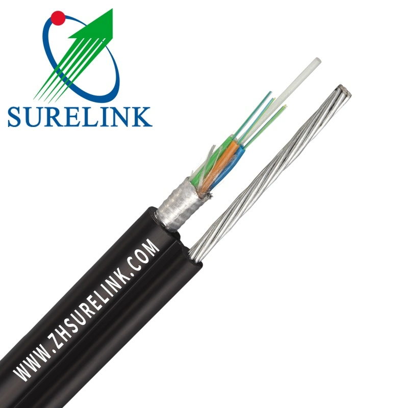 El modo Single dieléctrico, Autosuficiente Figura 8 Cable de fibra óptica de la antena de techo GYFTC8Y.