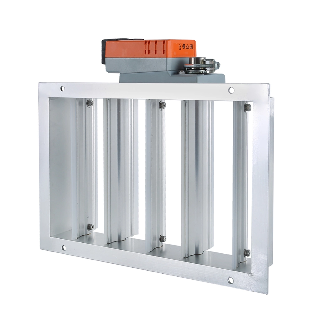 Stabilité performance aluminium conduit de ventilation contrôle du volume d'air air air registre air Volet de conduit d'aération amortisseur électrique réglable