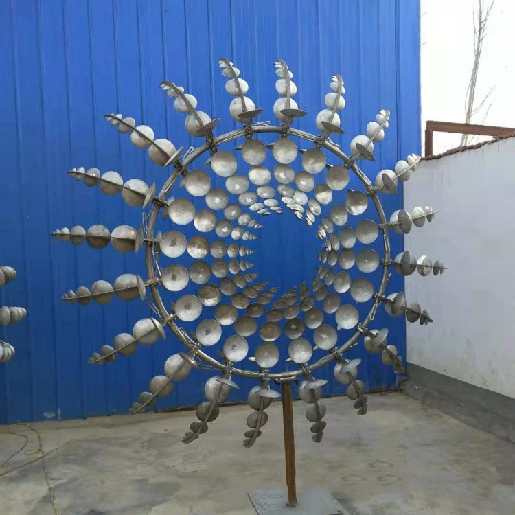 Hot Sale Hot Mirror Polishing Stainless Steel Outdoor Wind Kinetic Sculptures