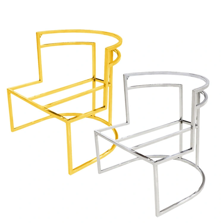 Winstar Luxury Golden Stainless Steel Furniture Sofa Chair Frame