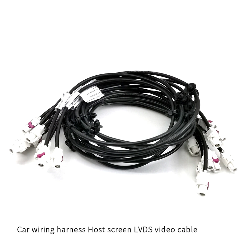 Shenzhen Fpic High Quality Customized Automotive Wire Harness Host Screen Lvds Video Cable