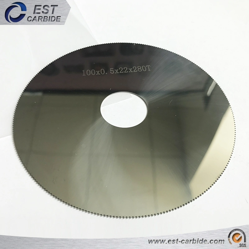 Solid Tungsten Carbide Slitting Saw Blades 100*0.5*22*280 Teeth