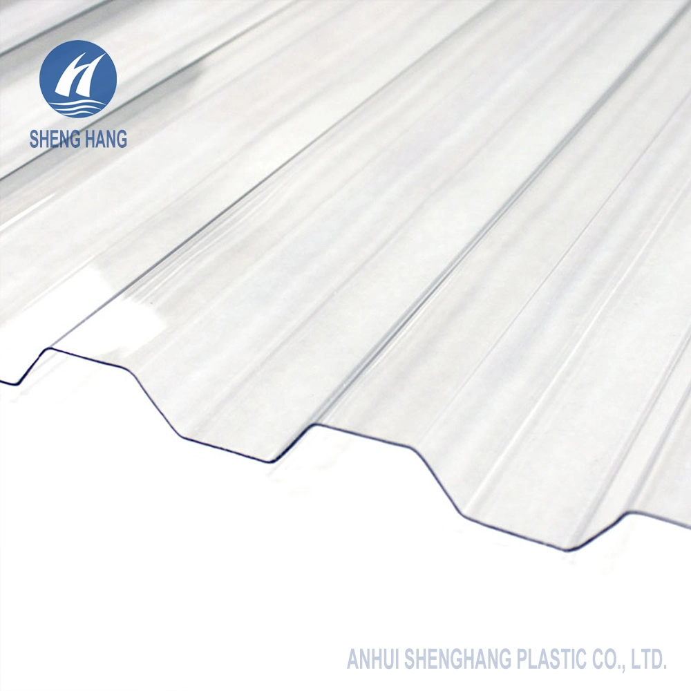 High Transparency Corrugated Polycarbonate PC Sheet with UV Protection