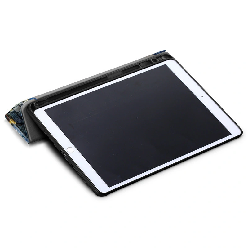 Capot arrière programmable Folio pli En cas avec porte-crayon pour iPad 10.2