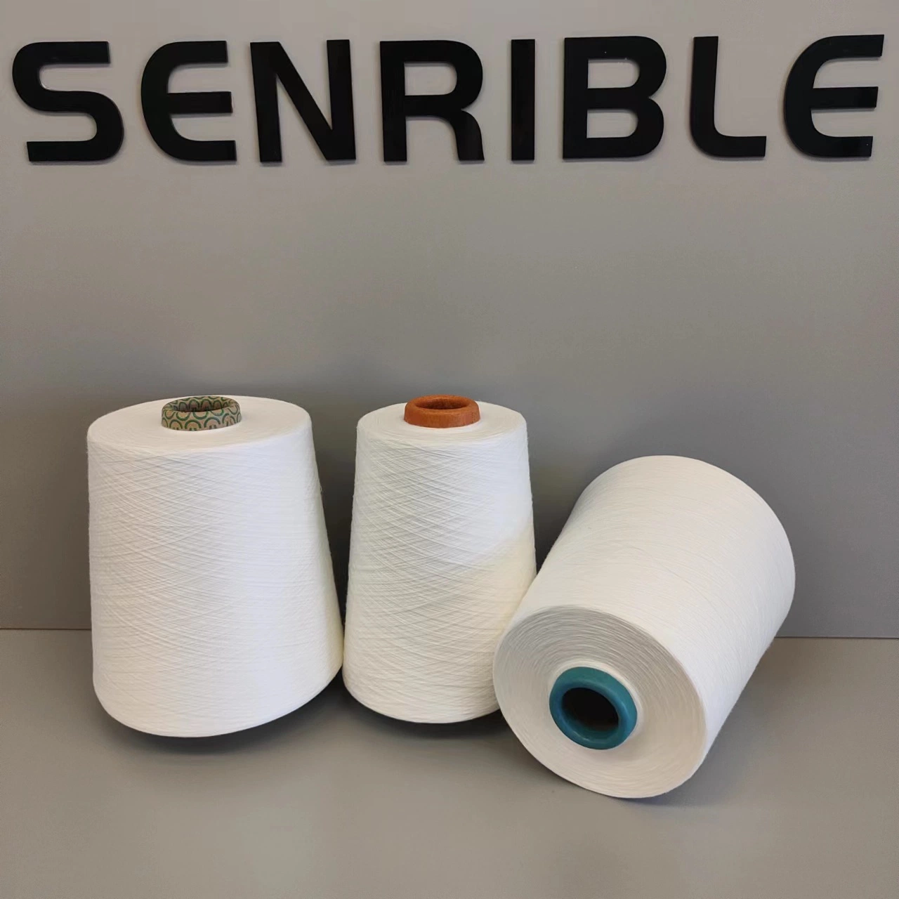 100% Polyester Staple Fiber Ring Spun Wax Recycled Yarn 8s10s12s16s21s26s28s30s32s40s42s45s/1