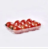custom square disposable plastic vegetable fruit tray