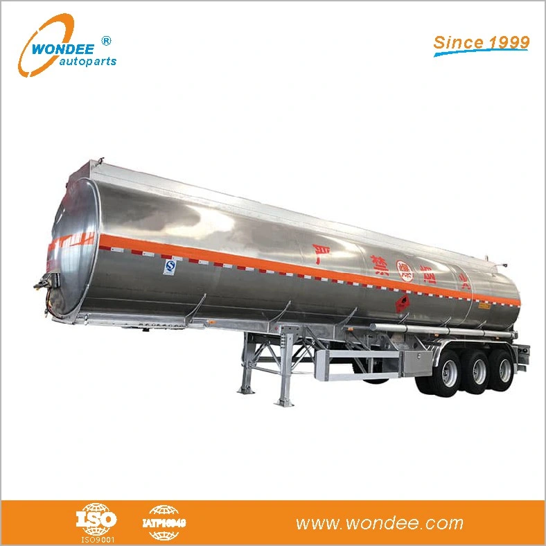 Heavy Duty 3-Axle Large Capacity Fuel Semi Trailer for Oil Transport Tanker