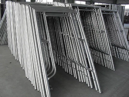 Construction Steel 1219X1700, 1930X1219mm, 1219X914mm Walking Structure Building Painted Scaffolding a Frame Factory