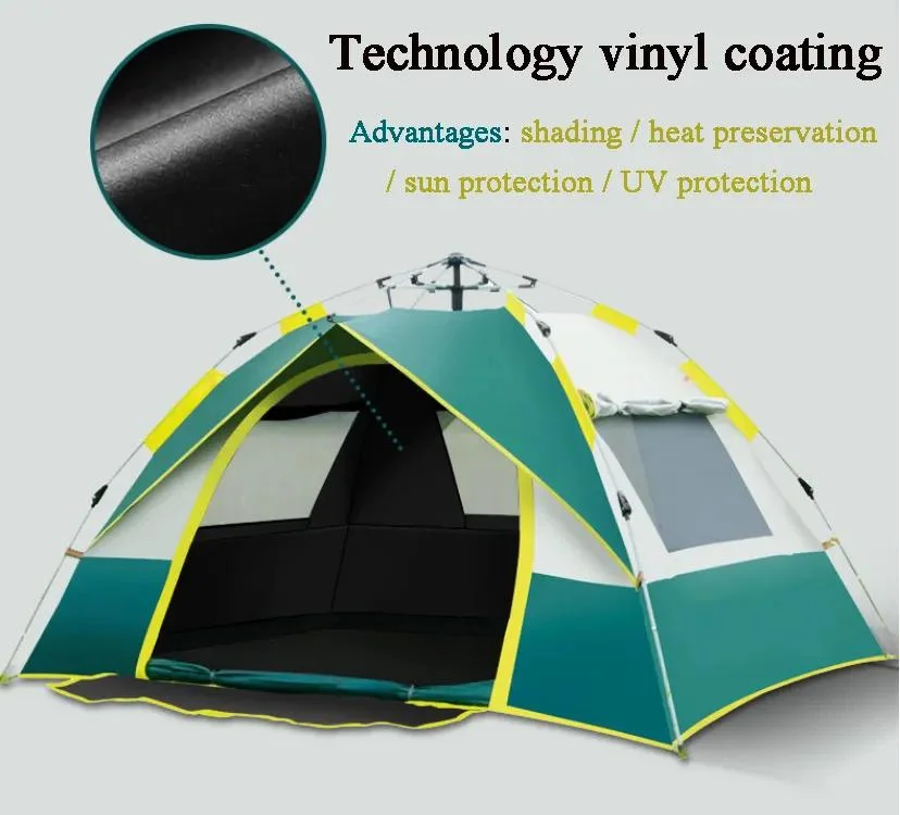 Outdoor Waterproof Beach Folding Automatic Popup Camping Tent