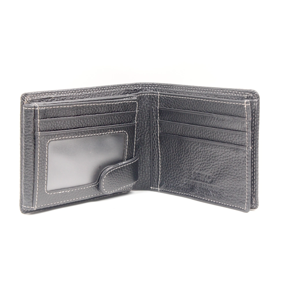 Genuine Leather Wallet Credit Card Holders with 2 Flaps