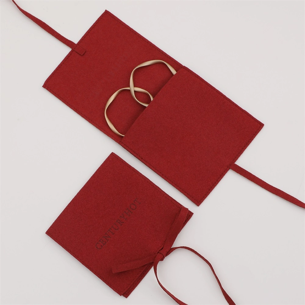 Elegant Drawstring Envelope Pouch Soft Microfiber for Jewelry